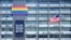 The U.S. Embassy in Seoul displays a Black Lives Matter banner and LGBTQ pride flag, in Seoul, South Korea, June 15, 2020. (William Gallo/VOA)