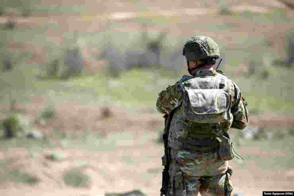 Army of North Macedonia - military drill Flash22 at training center Krivolak