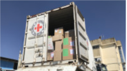 ቀይ መስቀል የመጀመሪያውን የሕክምና ቁሳቁስ መቀሌ አደረሰ