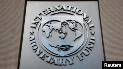 Le logo du Fonds monétaire international (FMI) à son siège à Washington, D.C., 24 novembre 2024. Reuters /Benoit Tessier