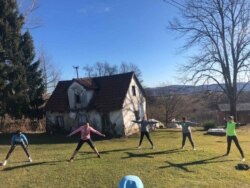 Ivan Radenković na treningu sa banjalučkim trkačima na Manjači