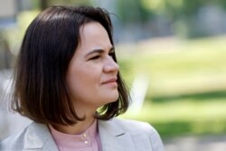 벨라루스 야권 지도자 스베틀라나 티하놉스카야 (자료사진)