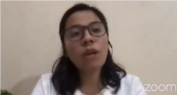 Pemimpin Redaksi Bisnis Indonesia Maria Yuliana Benyamin. (Foto: screenshot)