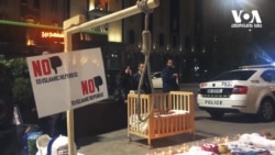 ირანელთა პროტესტი თბილისში: „თავისუფლება ირანს!“