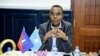 Omar Filish attends a meeting in Mogadishu, Somalia, on Sept. 6, 2022, in this image posted to the Facebook page of the Banadir Regional Government.
