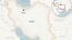 This is a locator map for Iran with its capital, Tehran.