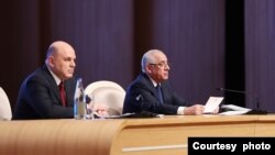 Mixail Mişustin və Əli Əsədov.