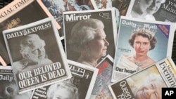 Naslovne strane novina u Mančesteru, 9. septembra 2022.