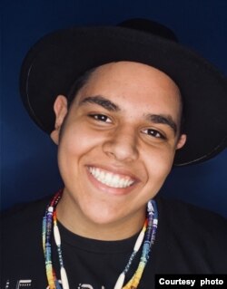 Indigenous TikTok user Zane Lerma-Switzer.