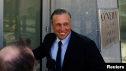 Devon Archer, a former Hunter Biden business associate, arrives for a deposition before the House Oversight and Accountability Committee at the O'Neill House Office Building in Washington, July 31, 2023.