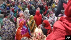 FILE- Sudanese refugees at Zabout refugee camp in Goz Beida, Chad, July 1, 2023. The U.N. said 72% of the displaced were from the capital, Khartoum, and 9% from West Darfur province.