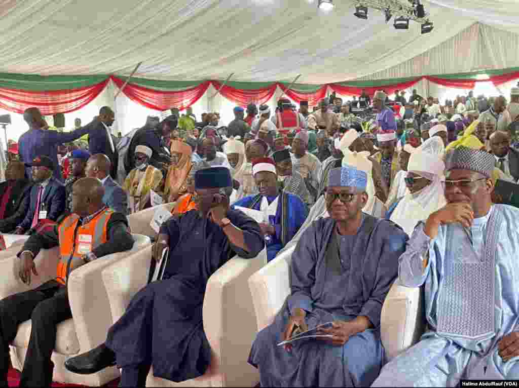 Masu Ruwa Da Tsaki Lokacin Da Gwamnatin Najeriya Ta Kaddamar Da Aikin Tonon Mai A Jihar Nasarawa