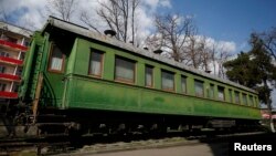 Вагон Сталина в грузинском Гори