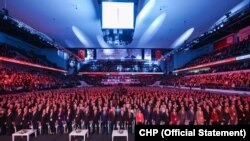 CHP'nin aday tanıtım toplantısı Ankara Spor Salonu'nda yapıldı