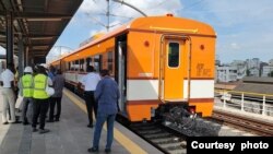 Uzinduzi wa mradi wa SGR Tanzania. Picha na Mwandishi wetu.