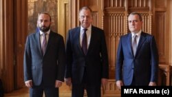 Ermənistan, Rusiya və Azərbaycan xarici işlər nazirləri