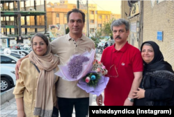 رضا شهابی و حسن سعیدی پس از آزادی