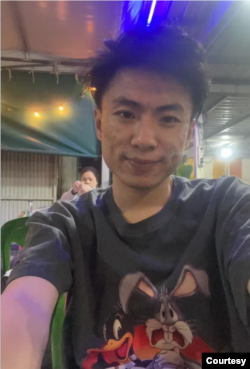 Chai Song takes a selfie in Thailand during his escape from China in late January 2023. (Photo provided by Chai Song)
