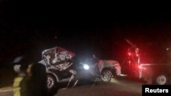 በመኪና አደጋ ህይወቱ ያለፈው ኬንያዊው የማራቶን ክብረ ወሰን ባለቤት ኬልቪን ኪፕቱም ያሽከረክራት የነበረችው መኪና የመኪና አደጋው ከደረሰበት፣ ካፕታጋት ከተሞች መካከል በምዕራብ ኬንያ፣ ኤልዶሬት እእአ የካቲት 12/2024