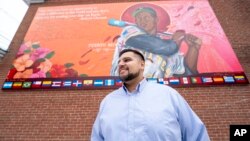 FILE - Raymond Santiago, executive director of the Hispanic Center Lehigh Valley, poses for a photo during an interview, Jan. 18, 2024, in Bethlehem, Pa.