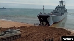 러시아 해군 상륙함 '체사르 쿠니코프’함 (자료사진)