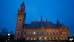 A view of the International Court of Justice, the United Nations' top court, on Feb. 2, 2024.