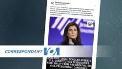 Correspondant VOA : Trump remet en question la nationalité de Haley