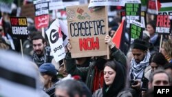 اعتراض حامی فلسطینی‌ها در لندن - آرشیو