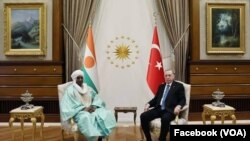 Firai Minstan Nijar Ali Mahamane Lamine Zaine a Turkiya tare da Shugaban kasar Recep Tayyip Erdoğan
