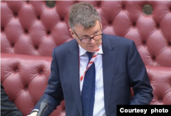 英国外交事务国务大臣贝尼昂（Photo: UK Parliament TV)