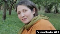 شریفه محمدی، فعال کارگری زندانی در زندان لاکان رشت. آرشیو