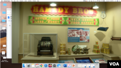 The first Arabs came to America in search of economic opportunity and many became door-to-door peddlers and grocers, Arab American National Museum, Dearborn, Michigan, Feb. 29, 2024. (VOA Photo)