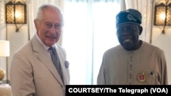 Shugaban Najeriya Bola Ahmed Tinubu da Sarki Charles III