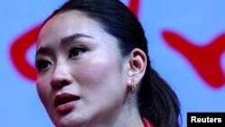 태국 차기 총리 여론조사에서 지지도 선두를 달리고 있는 패통탄 칫나완 (자료사진)