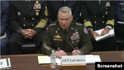 폴 러캐머라 주한미군사령관 겸 미한연합사령관이 18일 하원 군사위원회 청문회에서 증언했다.