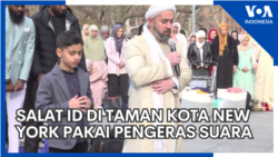  Salat Id di Taman Kota New York Gunakan Pengeras Suara