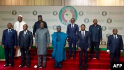 Viongozi wa nchi za Afrika walipohudhuria mkutano wa ECOWAS huko Abuja, Nigeria on Februari 24, 2024. Picha na Kola Sulaimon / AFP)