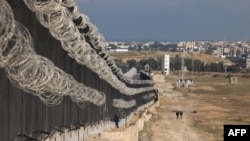 La frontière entre Gaza et l'Égypte, pour l'instant hermétiquement fermée.