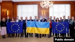 Avropa İttifaqı ölkələrinin səfirləri Ukraynanı dəstəkləyir (Mənbə: Sosial şəbəkə)