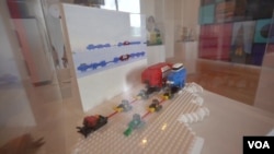 Halley VI research station at "The Brick City" exhibition, National Building Museum, Washington, DC