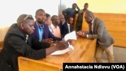 Members of CCC in court in Bulawayo