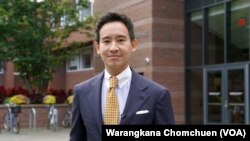 Pita Limjaroenrat at Harvard Kennedy School on October 27, 2023. 