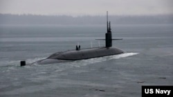 미 해군의 오하이오급 전략핵잠수함인 켄터키함.