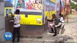 Des jeunes Congolais prêchent la paix grâce à des fresques