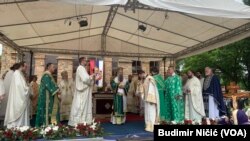 Patrijarh SPC Porfirije u manastiru Gračanica, 28. jun 2023.