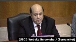 美中经济与安全审查委员会委员、听证会共同主持人巴博·博罗霍夫（Bob Borochoff）（Video Grab）