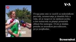 Saopštenje portparolke Regionalne vodovodne kompanije „Priština" Arijete Mjeku