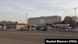 Almaty, Kazakhstan’s recently reopened city hall building stood as a harrowing symbol of the January 2022 events.