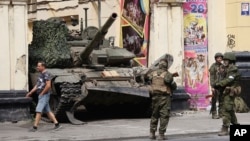 "ვაგნერის" სამხედრო ამბოხი, როსტოვი, რუსეთი, 24 ივნისი, 2023.