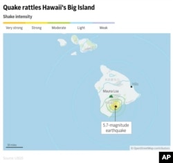 A strong earthquake and several aftershocks hit Hawaii's Big Island on Feb. 9, 2024.